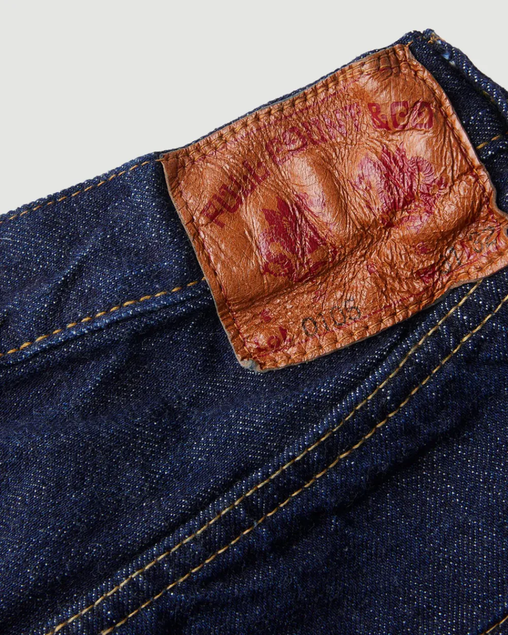 Fullcount 0105 Indigo Blue One Wash Fashion