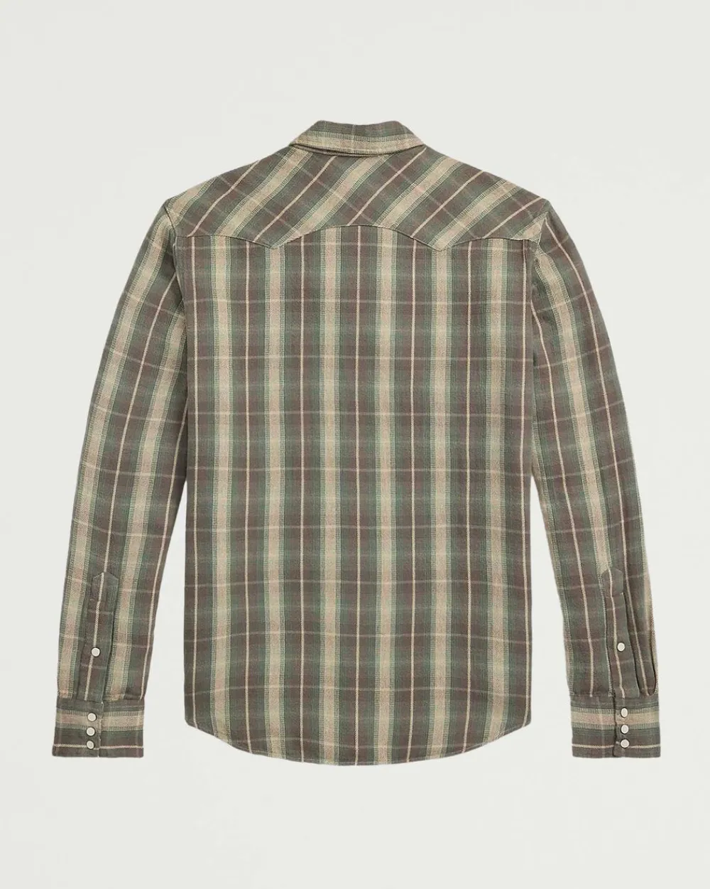 RRL Allen Western Sport Shirt Green/Grey Hot