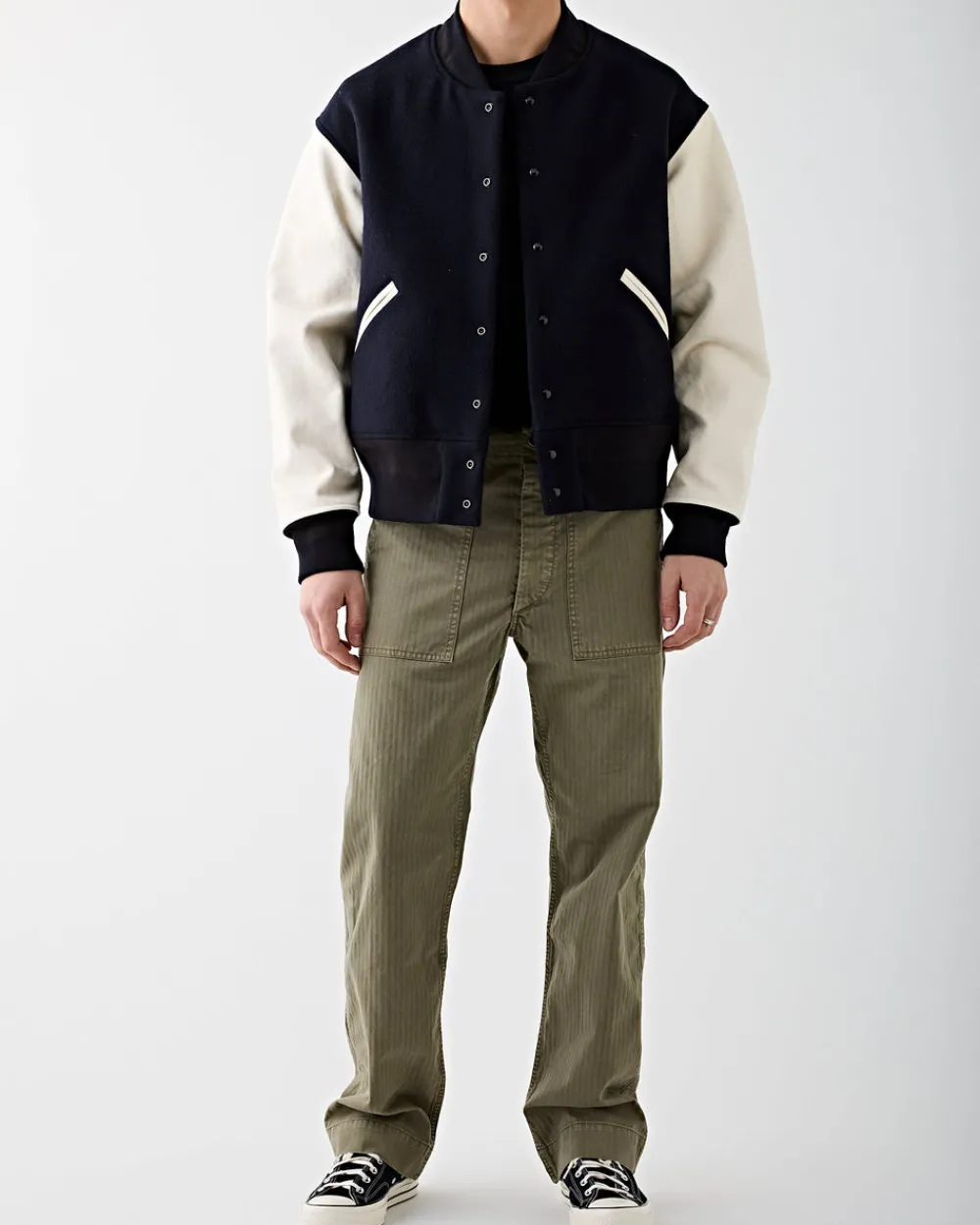 RRL Army Utility Flat Pant Brewster Green Hot