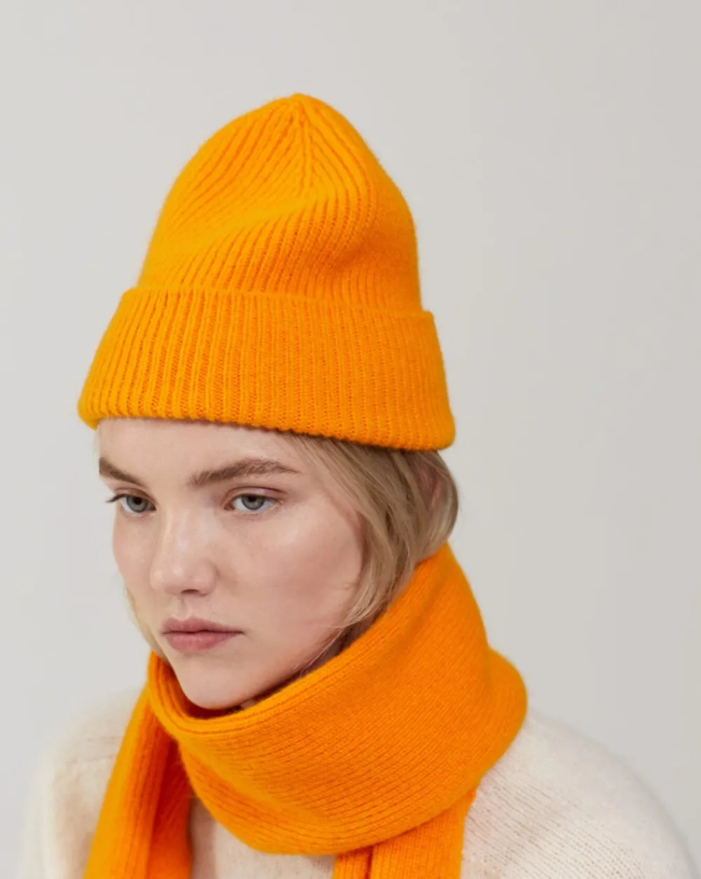 Le Bonnet Beanie Orange Peel Fashion