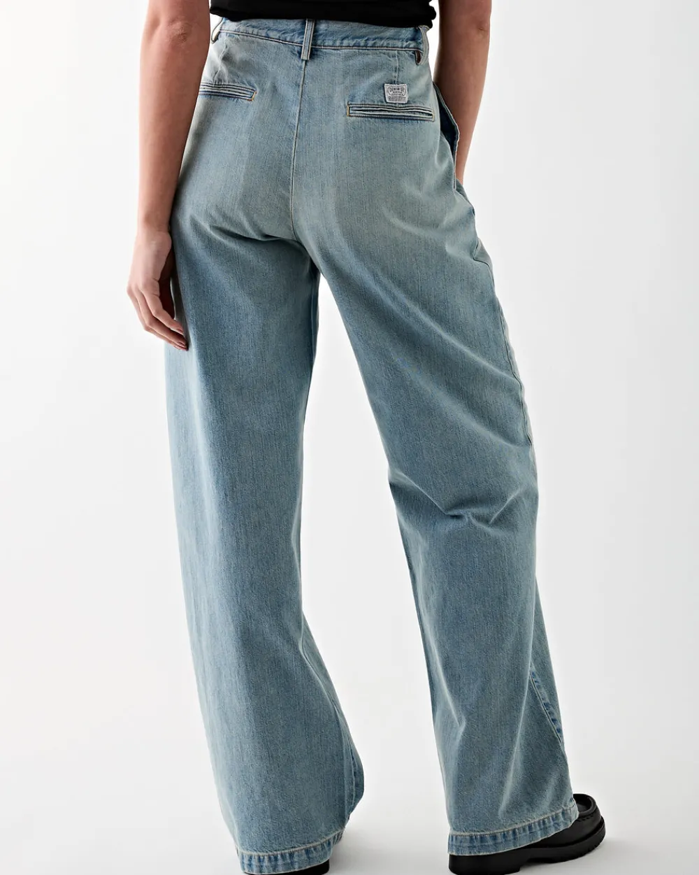 Denimist Blair Double Pleated Jean Jinx Clearance