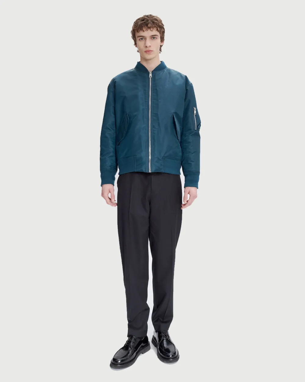 A.P.C. Blouson Logan Petroleum Fashion