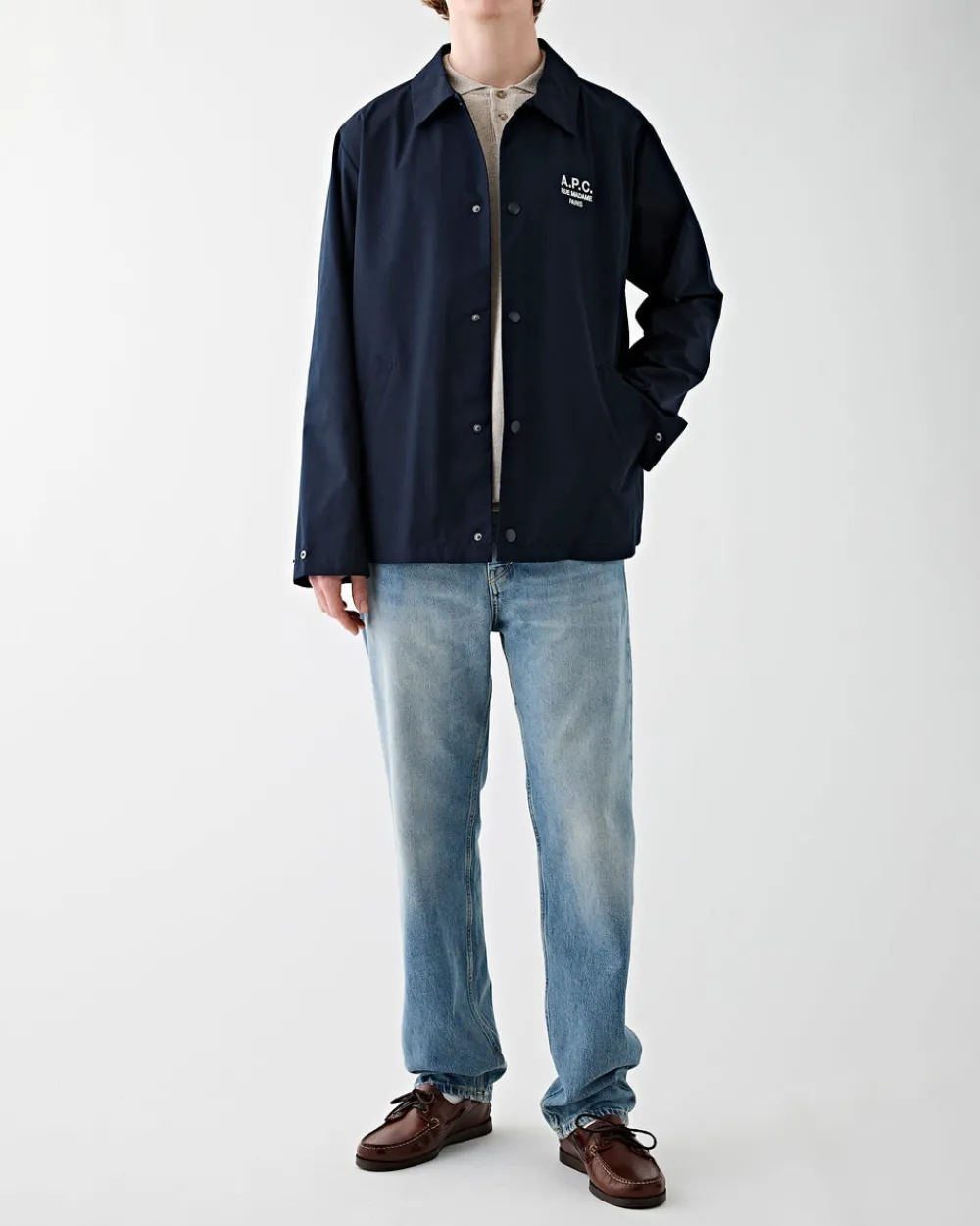 A.P.C. Blouson Regis Dark Navy Outlet