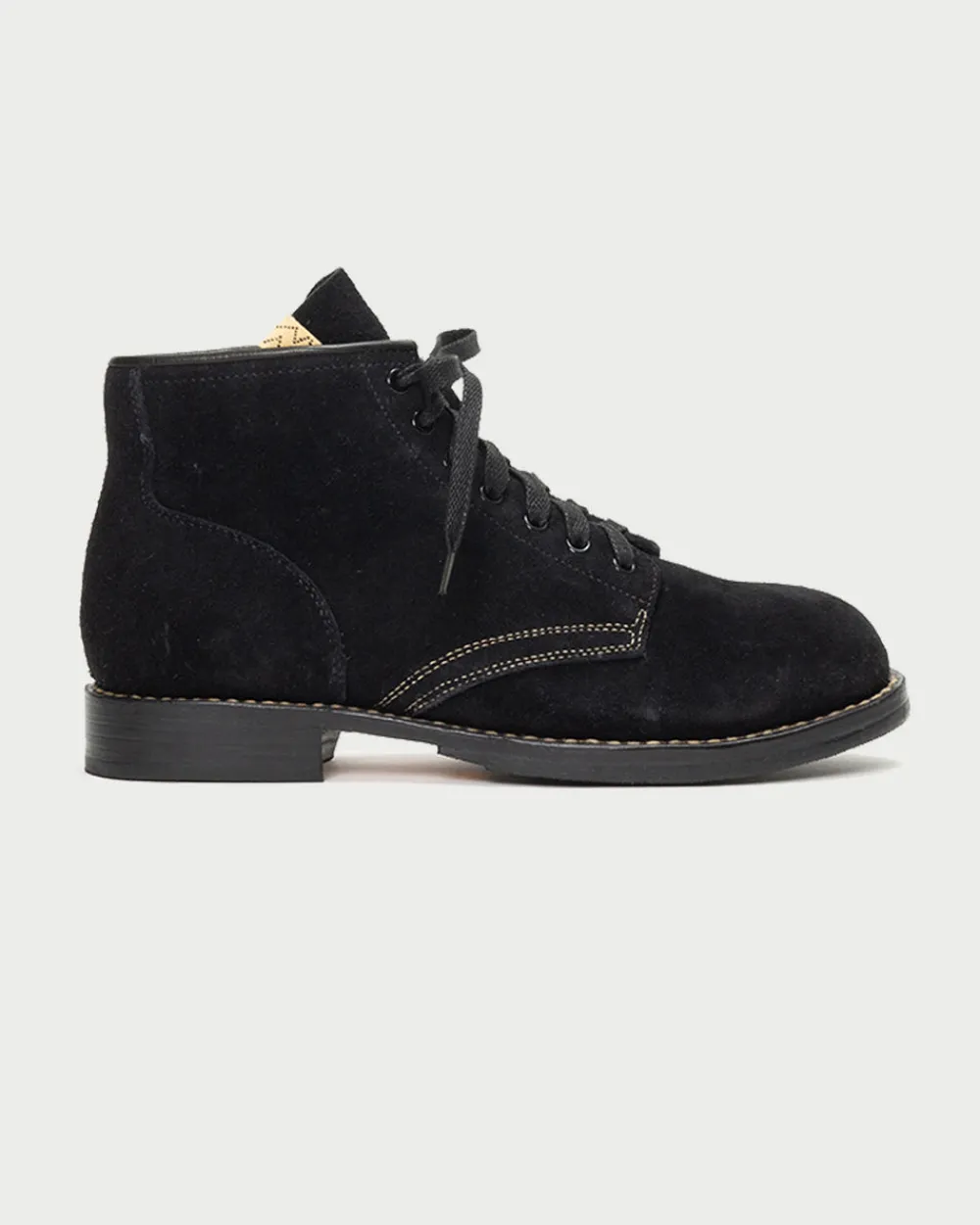 Visvim Brigadier Folk Boots Black Suede Best