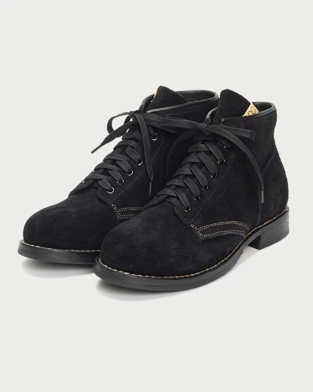 Visvim Brigadier Folk Boots Black Suede Best