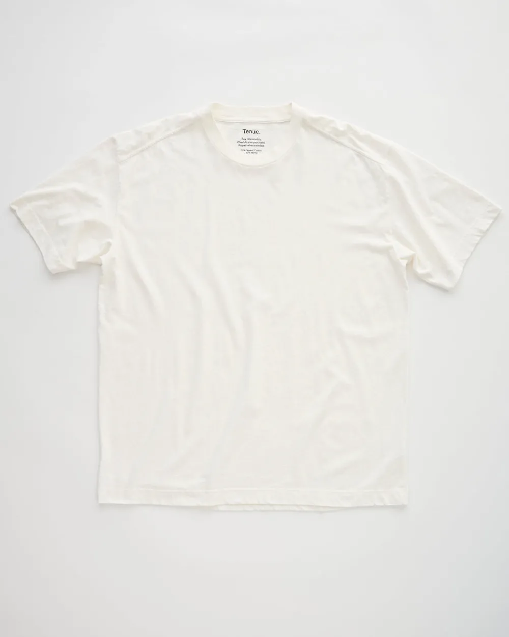 Tenue. Bruce Light Weight T-Shirt White New