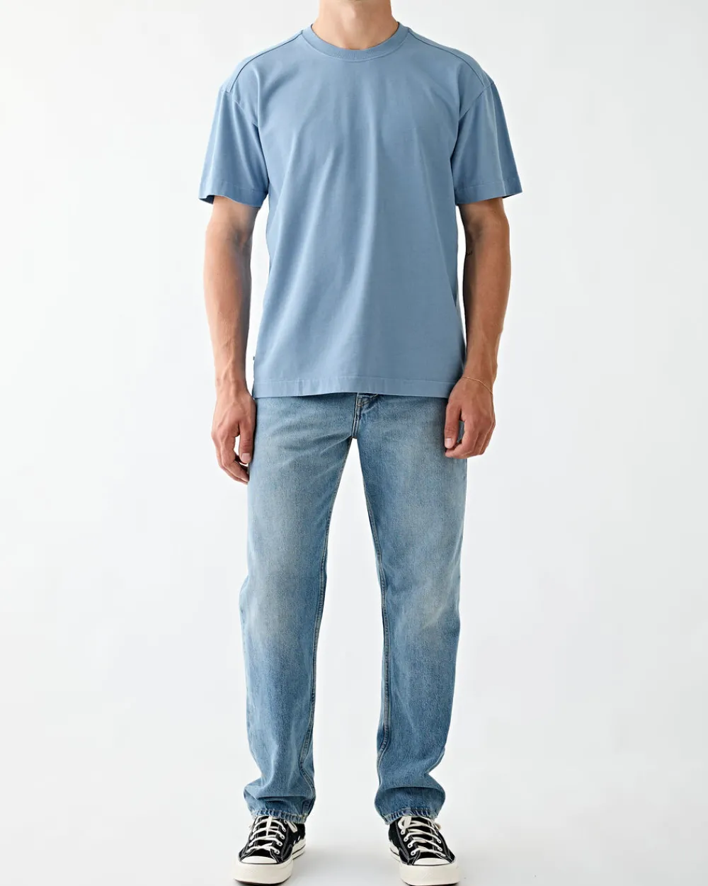 Tenue. Bruce T-Shirt Vintage Blue Fashion