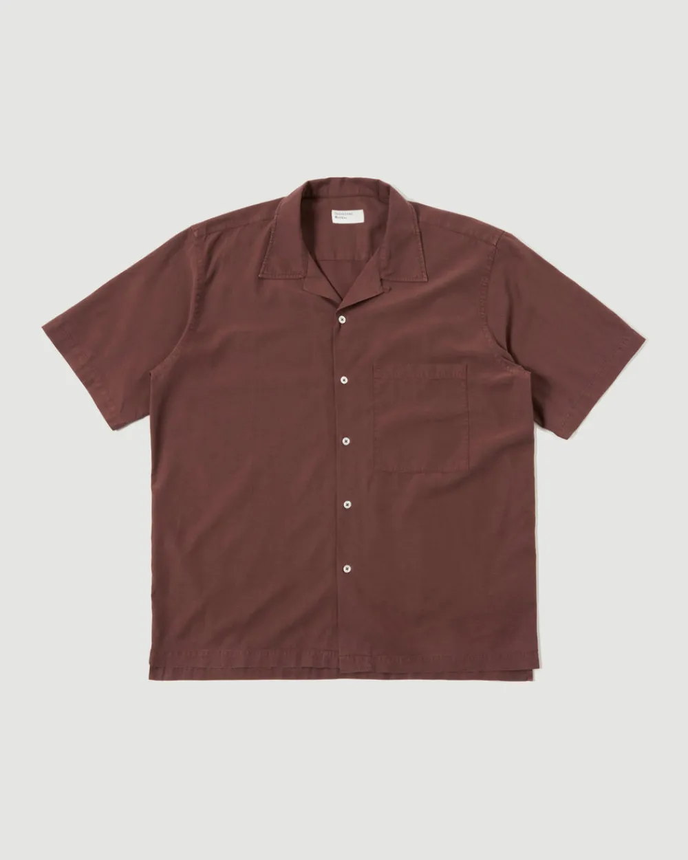 Universal Works Camp Shirt Rich Brown Best