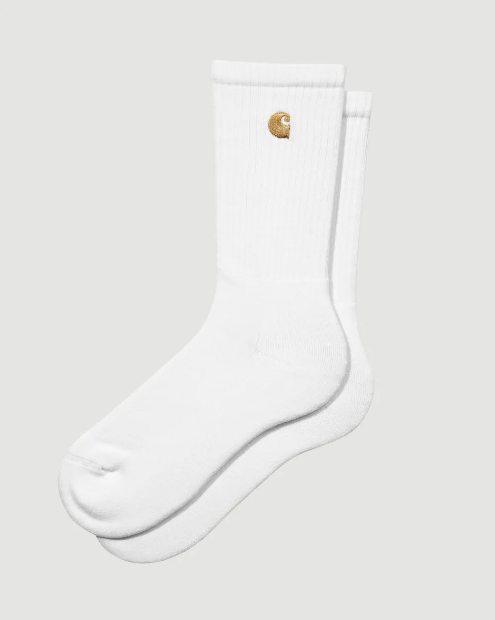 Carhartt WIP Chase Socks White/Gold Hot