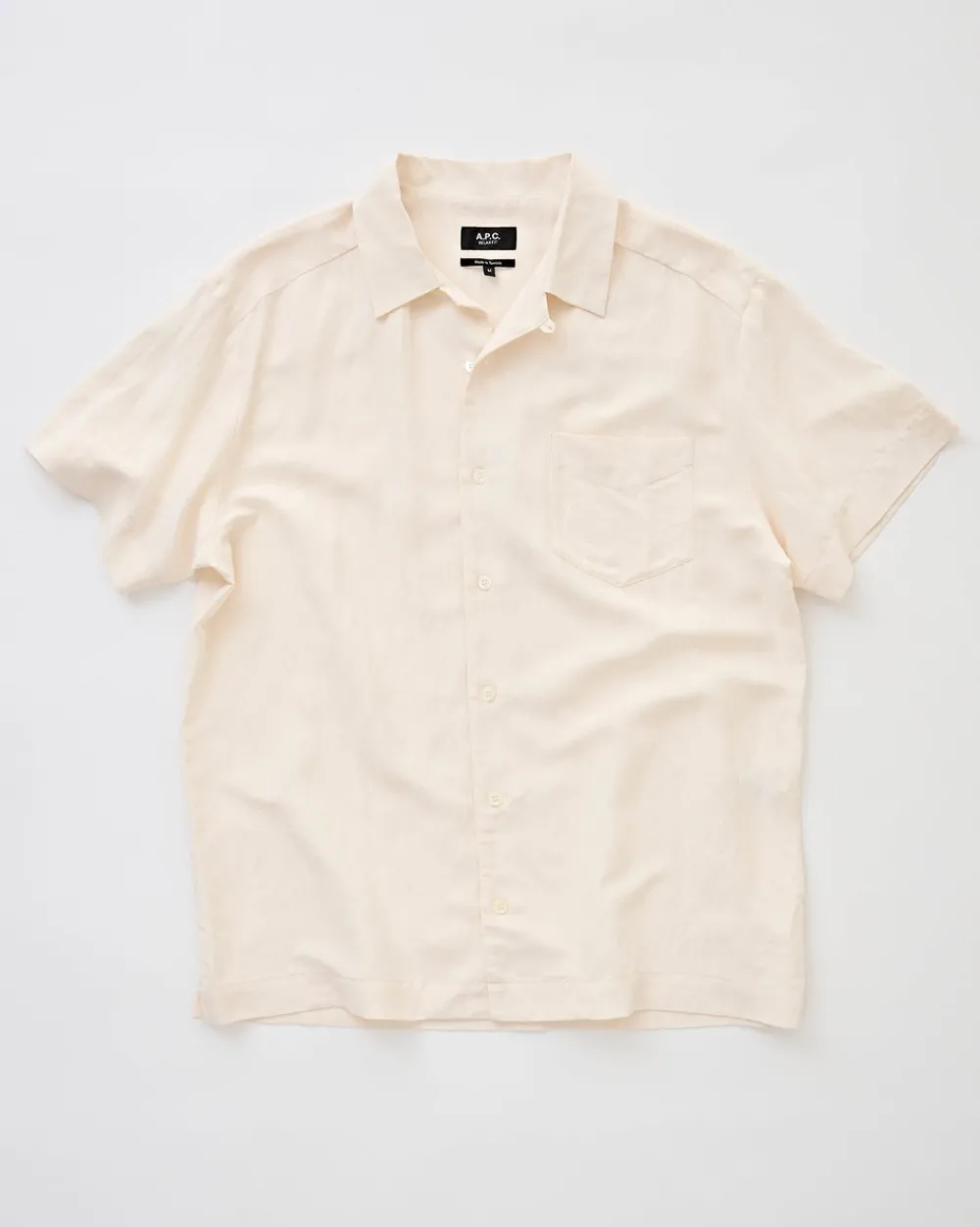 A.P.C. Chemisette Roy Ecru Outlet