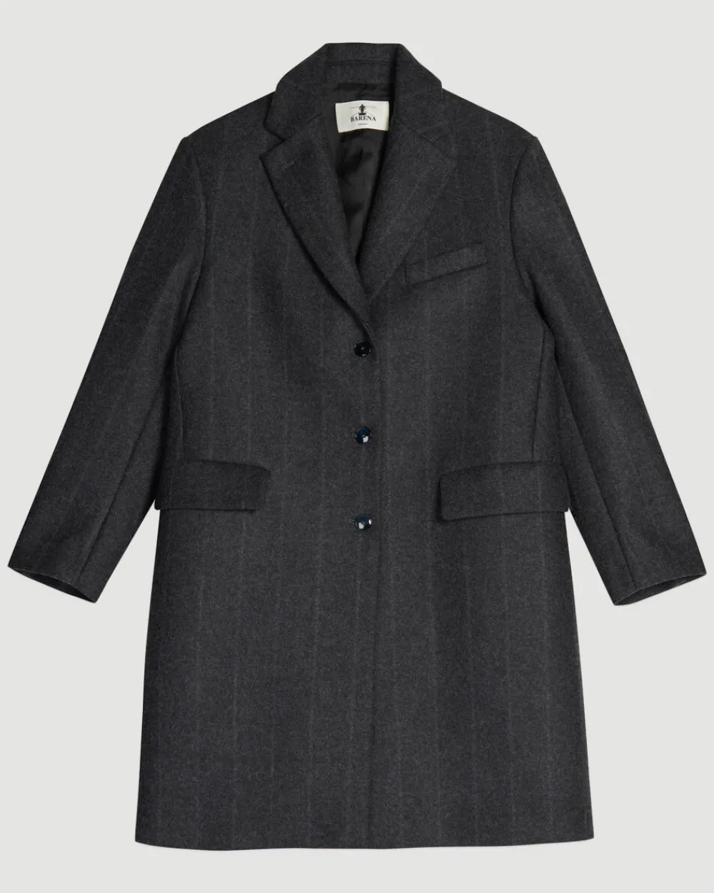 Barena Venezia Coat Artù Gessone Antracite New