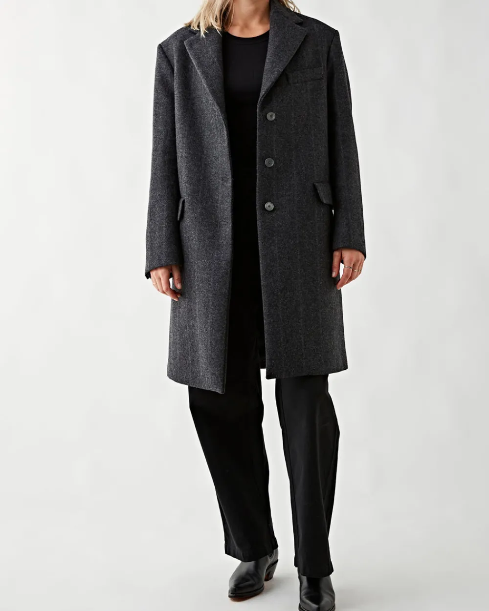 Barena Venezia Coat Artù Gessone Antracite New