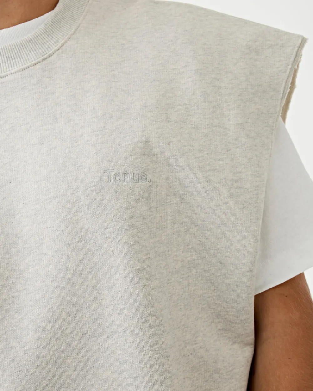 Tenue. Cruz Sweat Oat Melange Discount