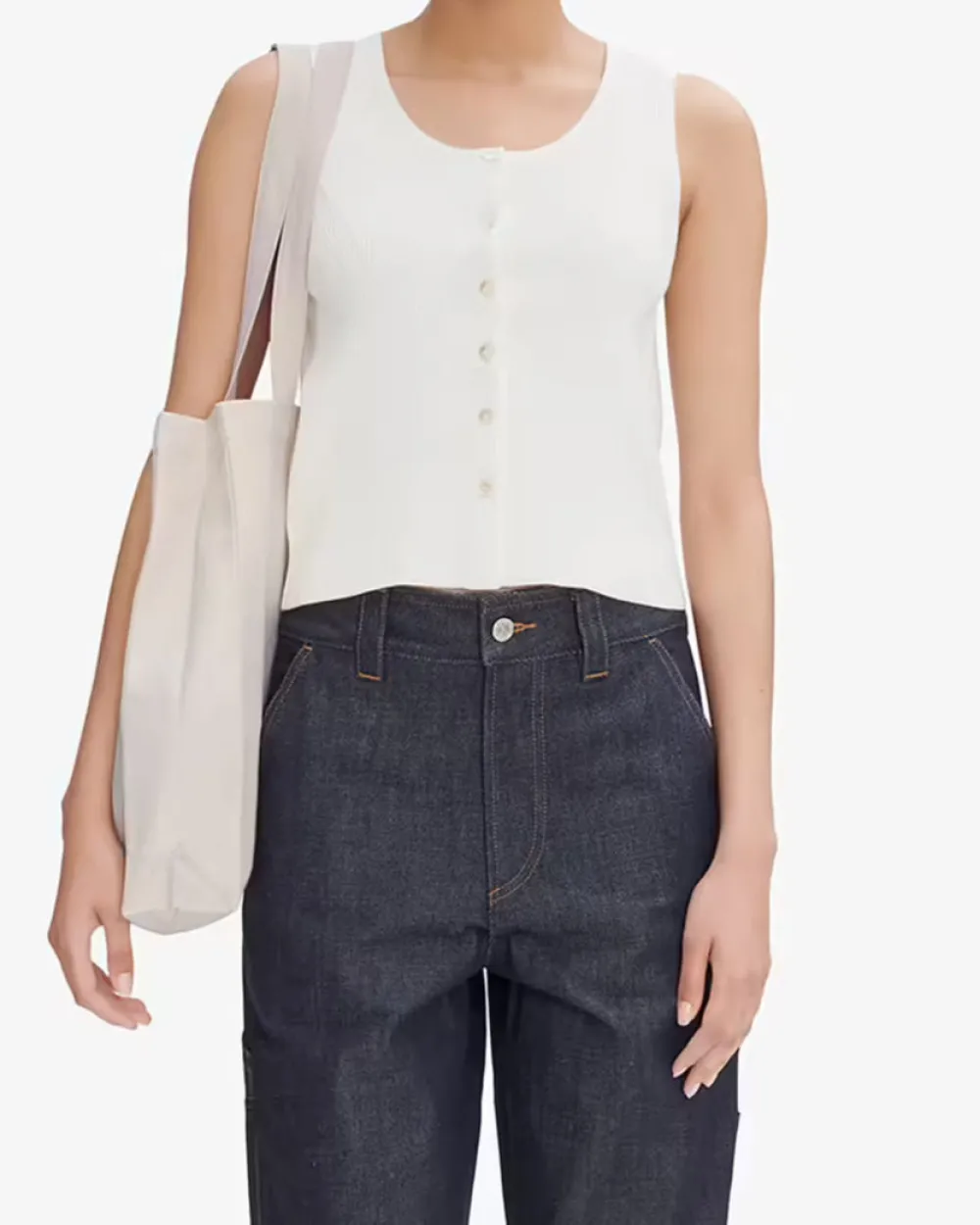 A.P.C. Debardeur Ambre Off White Best