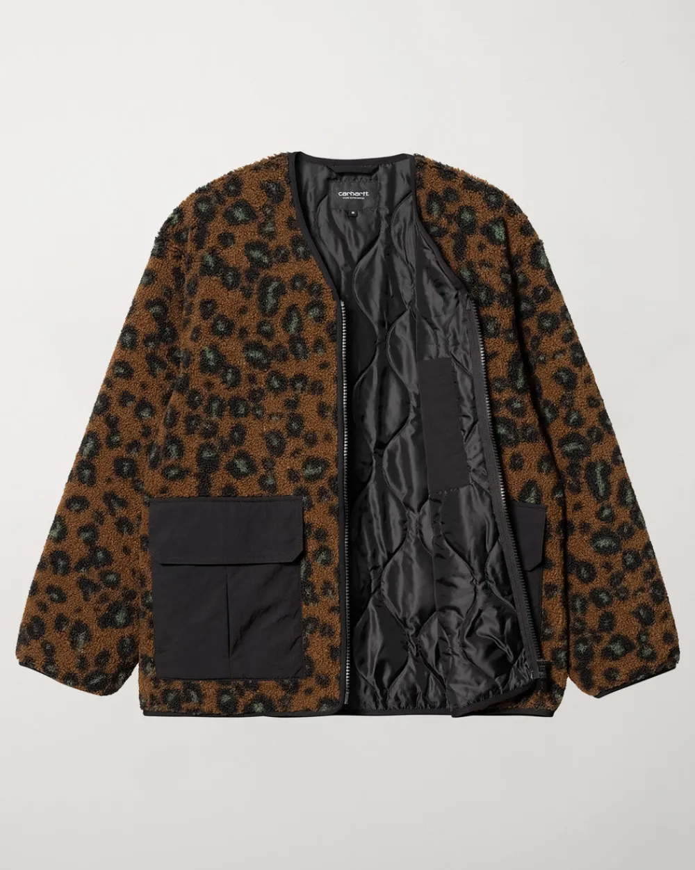 Carhartt WIP Devin Liner Camo Leo Jacquard Tamarind/Black Outlet