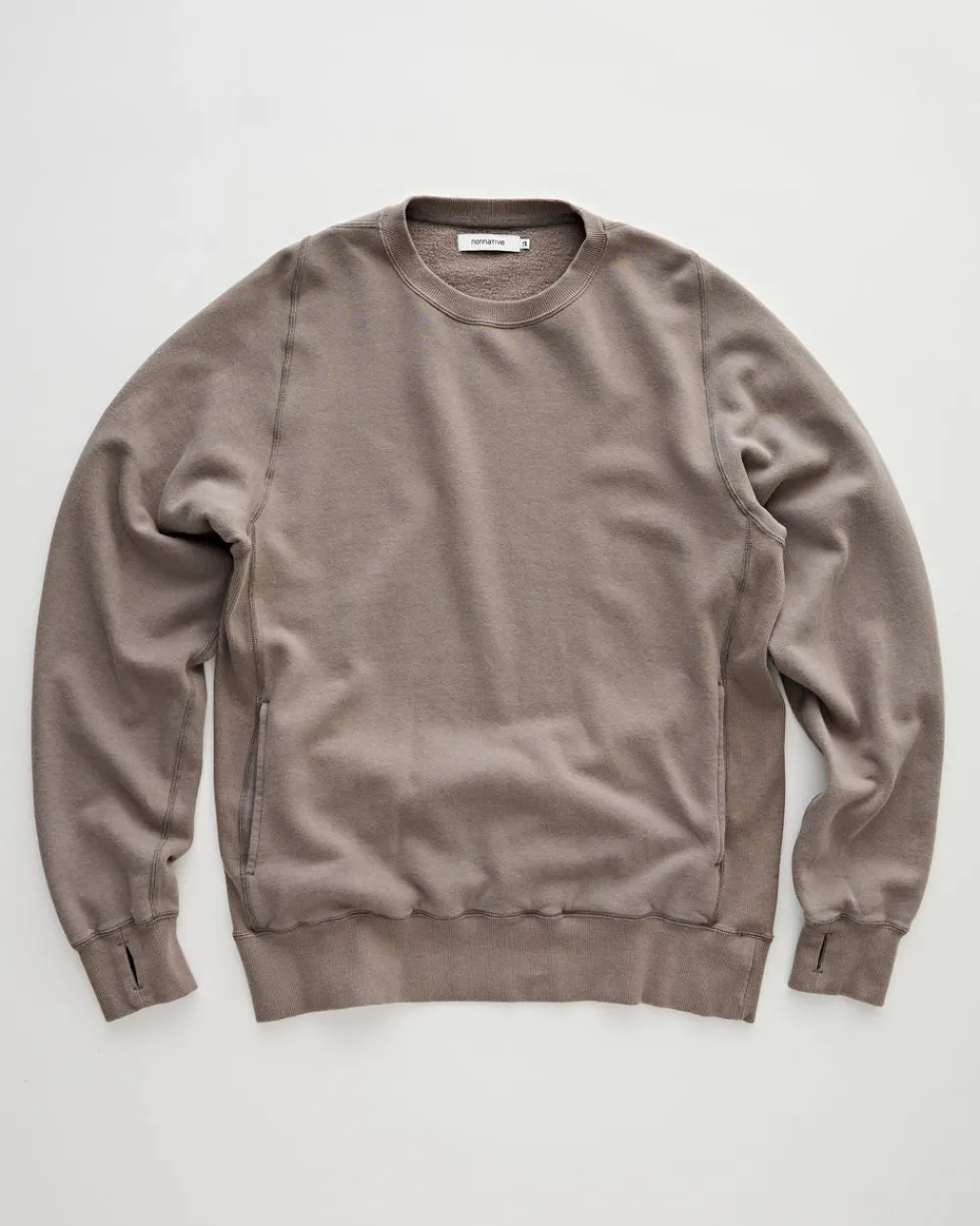 Nonnative Dweller Crew Pullover Sweat Khaki Clearance
