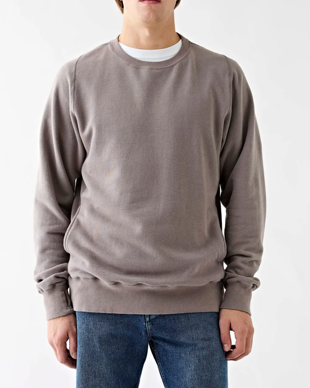 Nonnative Dweller Crew Pullover Sweat Khaki Clearance