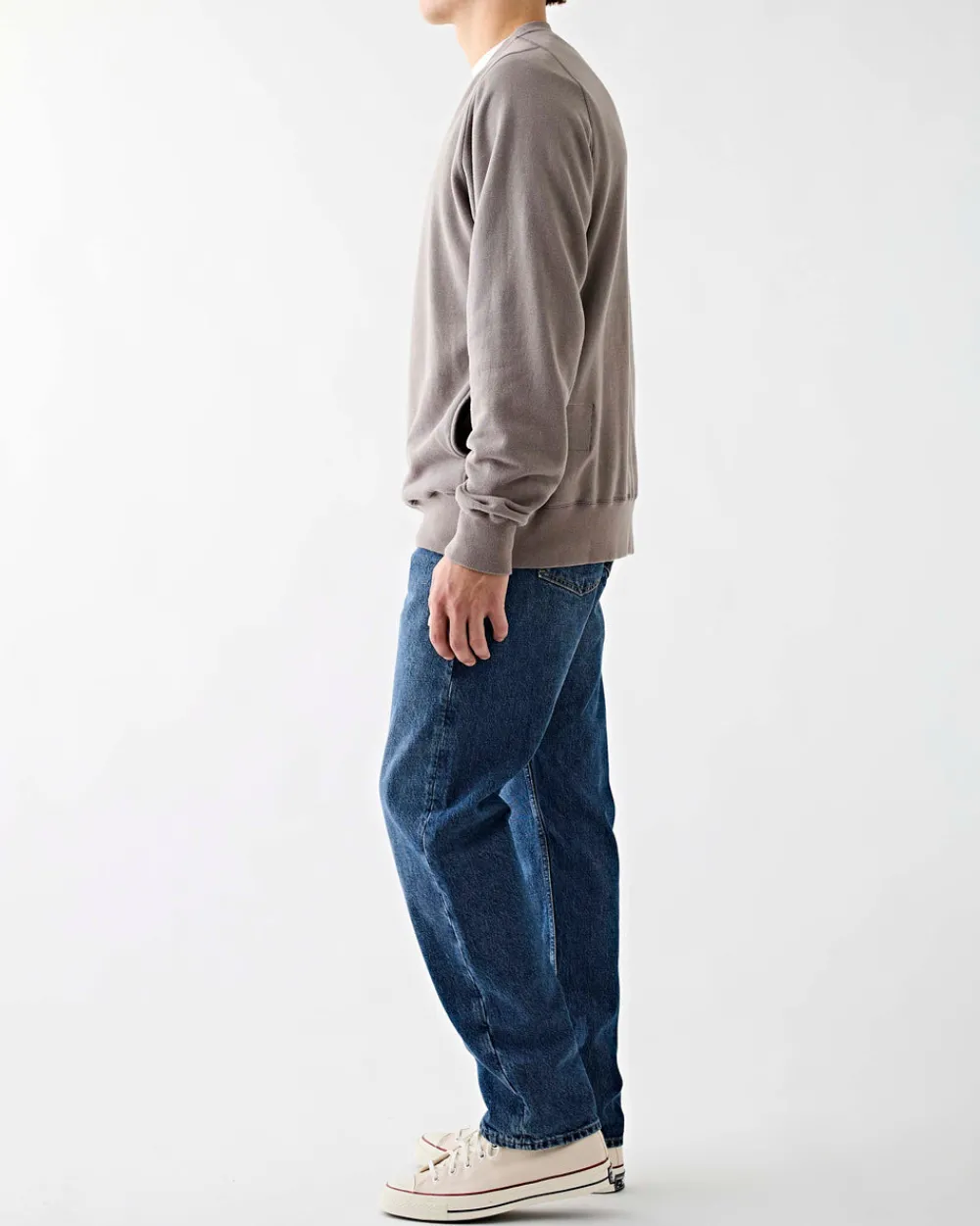 Nonnative Dweller Crew Pullover Sweat Khaki Clearance