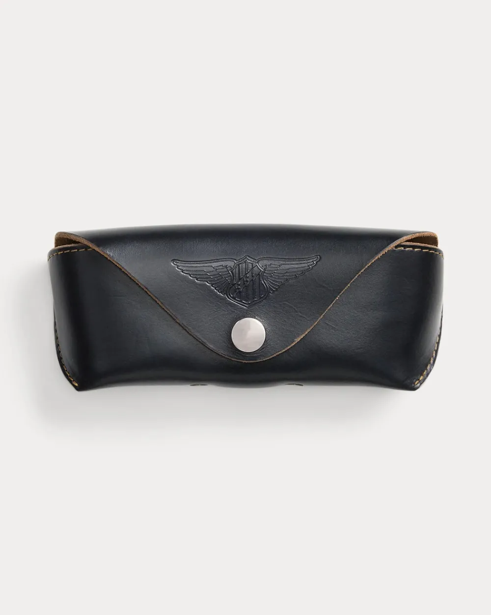 RRL Eyeglass Pouch Small Black New