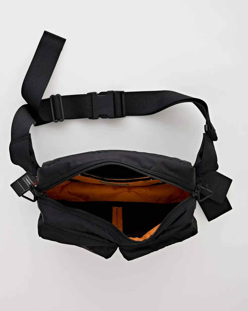 Porter Yoshida Force 2Way Waist Bag Black New