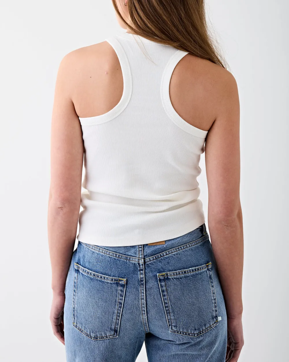 Tenue. Hailey Tank-Top Vintage White New