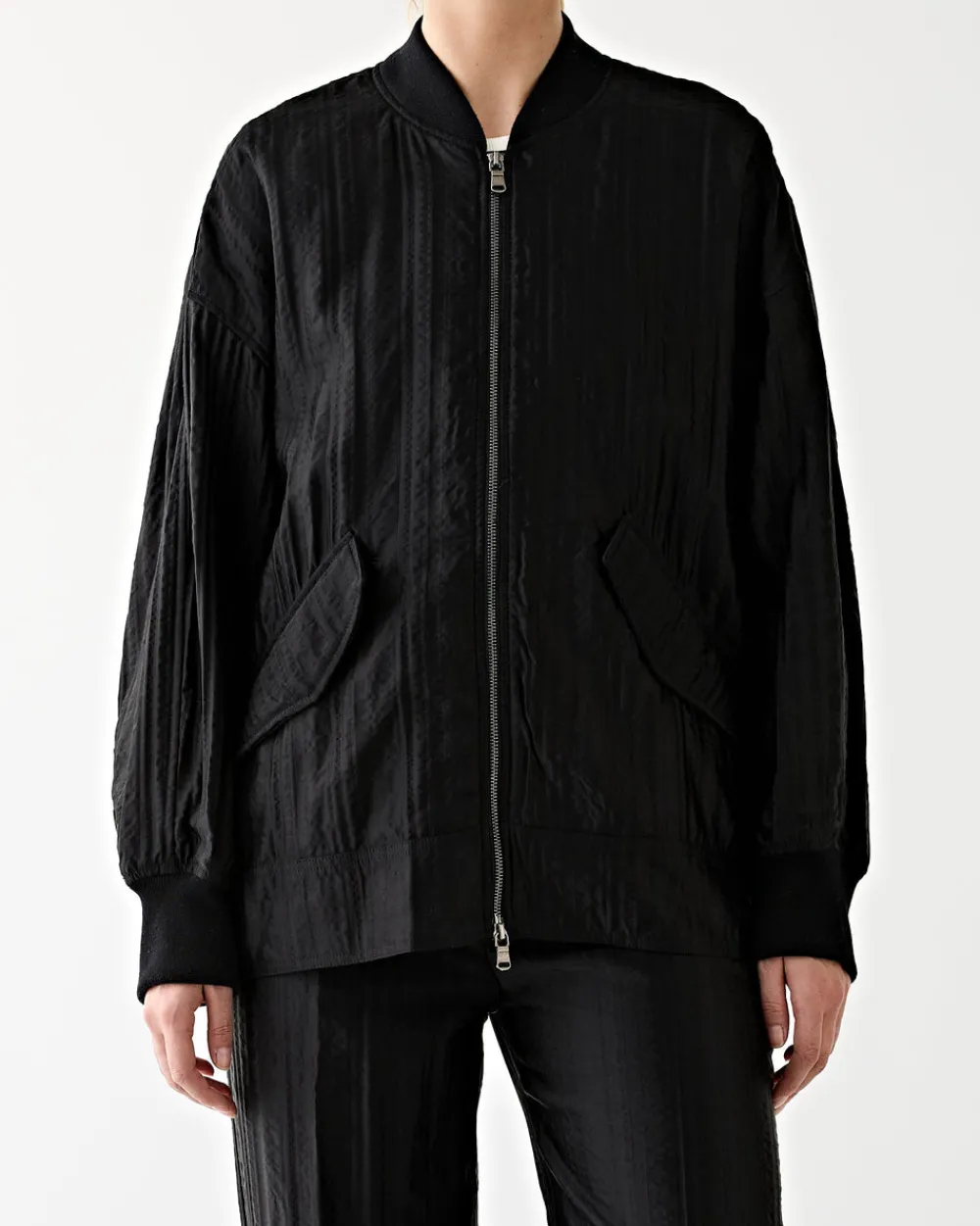 Christian Wijnants Jaria Bomber Jacket Black Sale