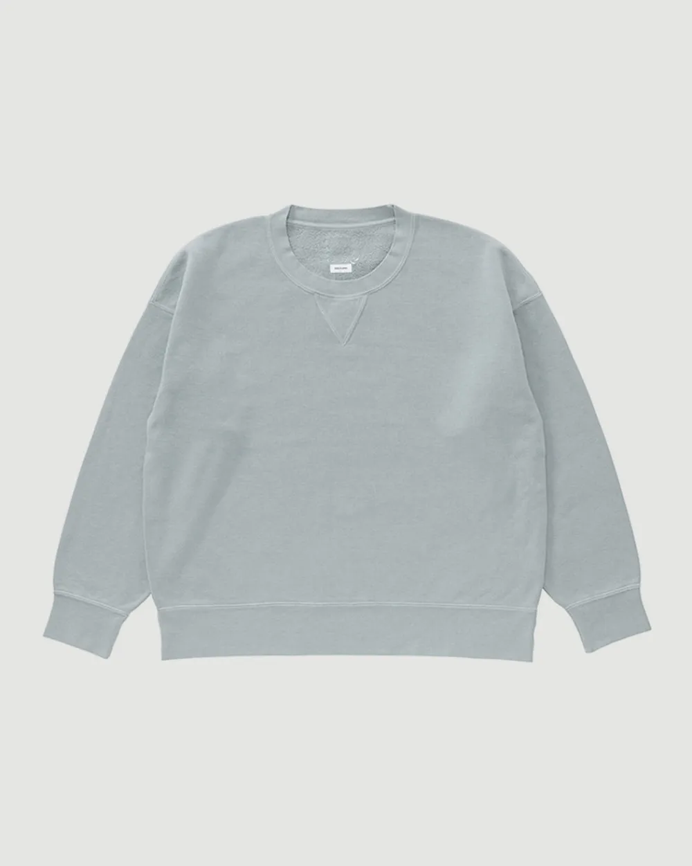 Visvim Jumbo SB Sweat L/S Damaged Light Green New