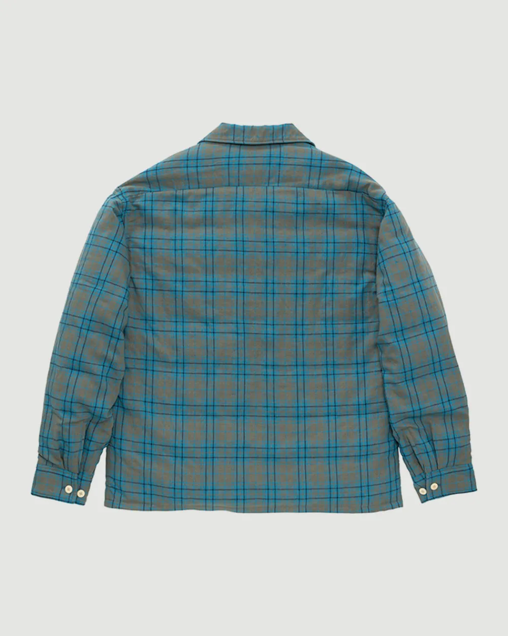 Visvim Keesey Check Down Jacket Blue Fashion