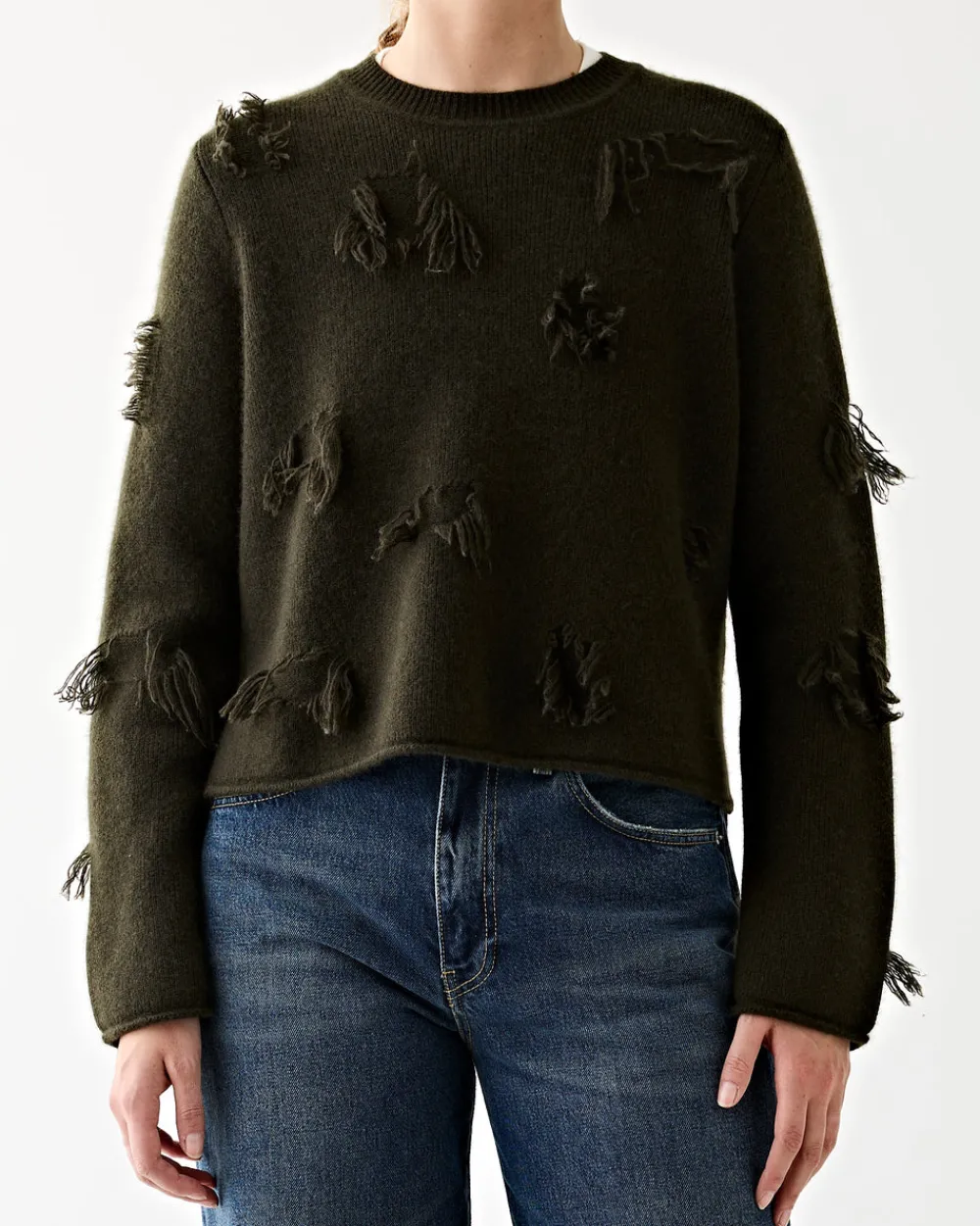 Christian Wijnants Kuano Sweater Military Green Clearance