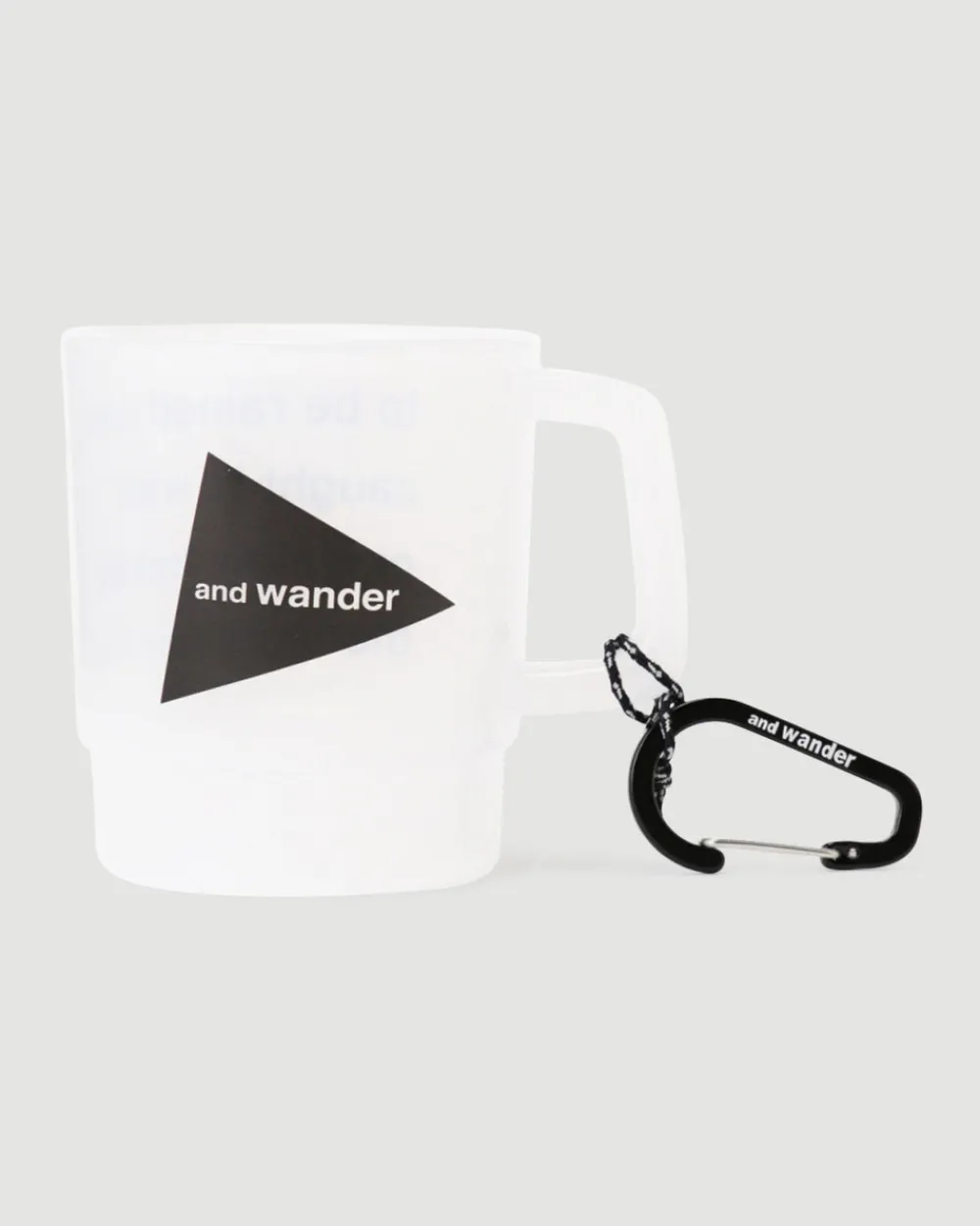 and wander Logo PP Mug Off White Clearance