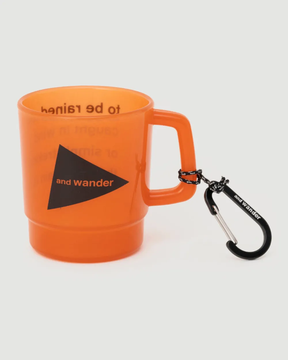 and wander Logo PP Mug Orange Online