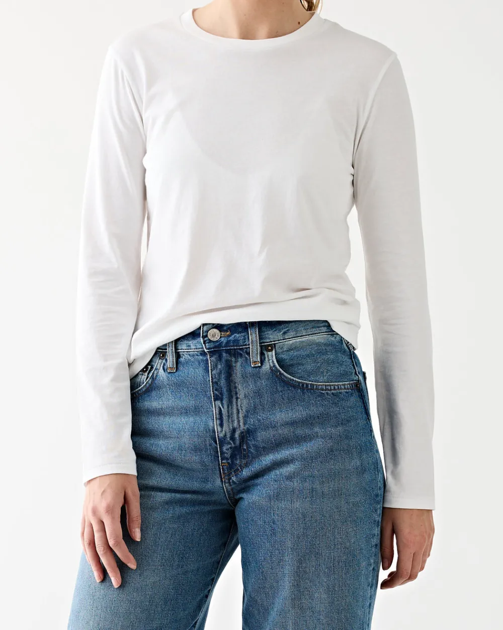 6397 Longsleeve Mini Boy Tee Optic White Fashion