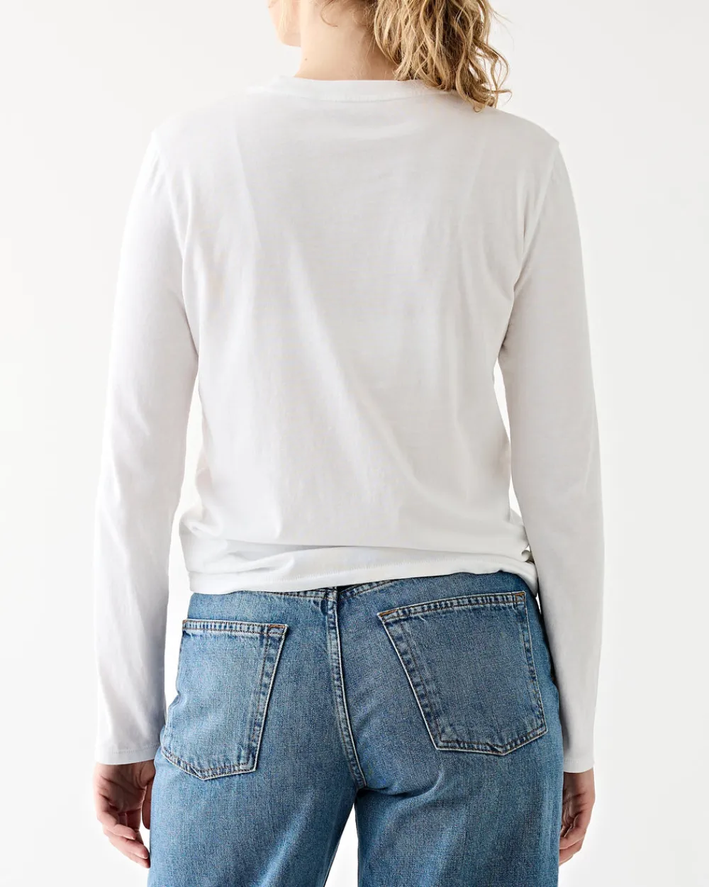 6397 Longsleeve Mini Boy Tee Optic White Fashion