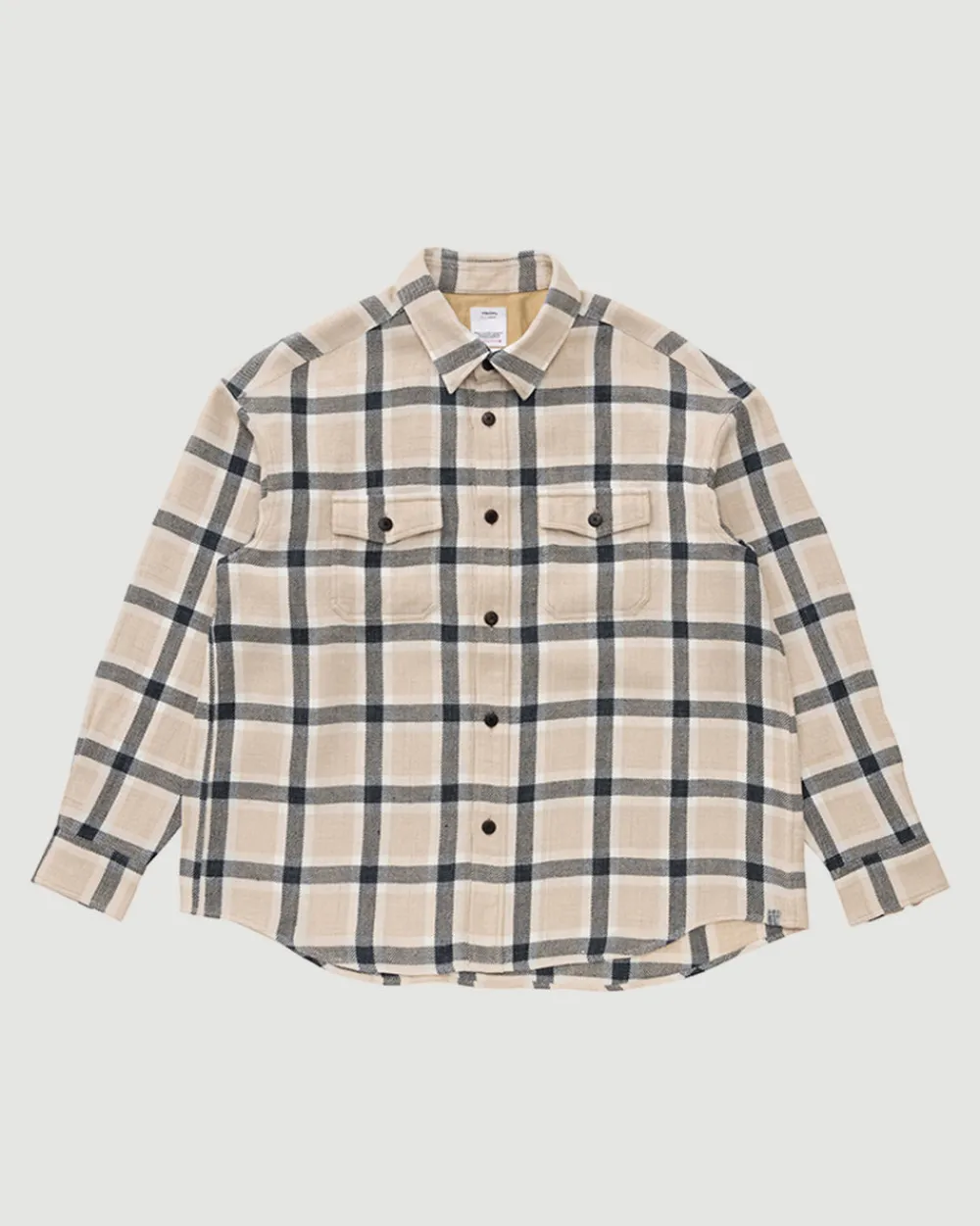 Visvim Lumber Check Beige New