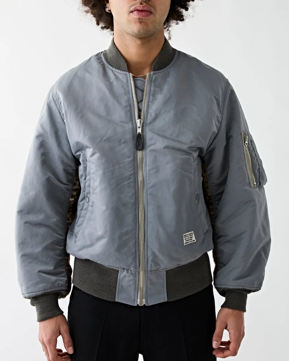 Wacko Maria MA-1 Flight Jacket Grey Sale