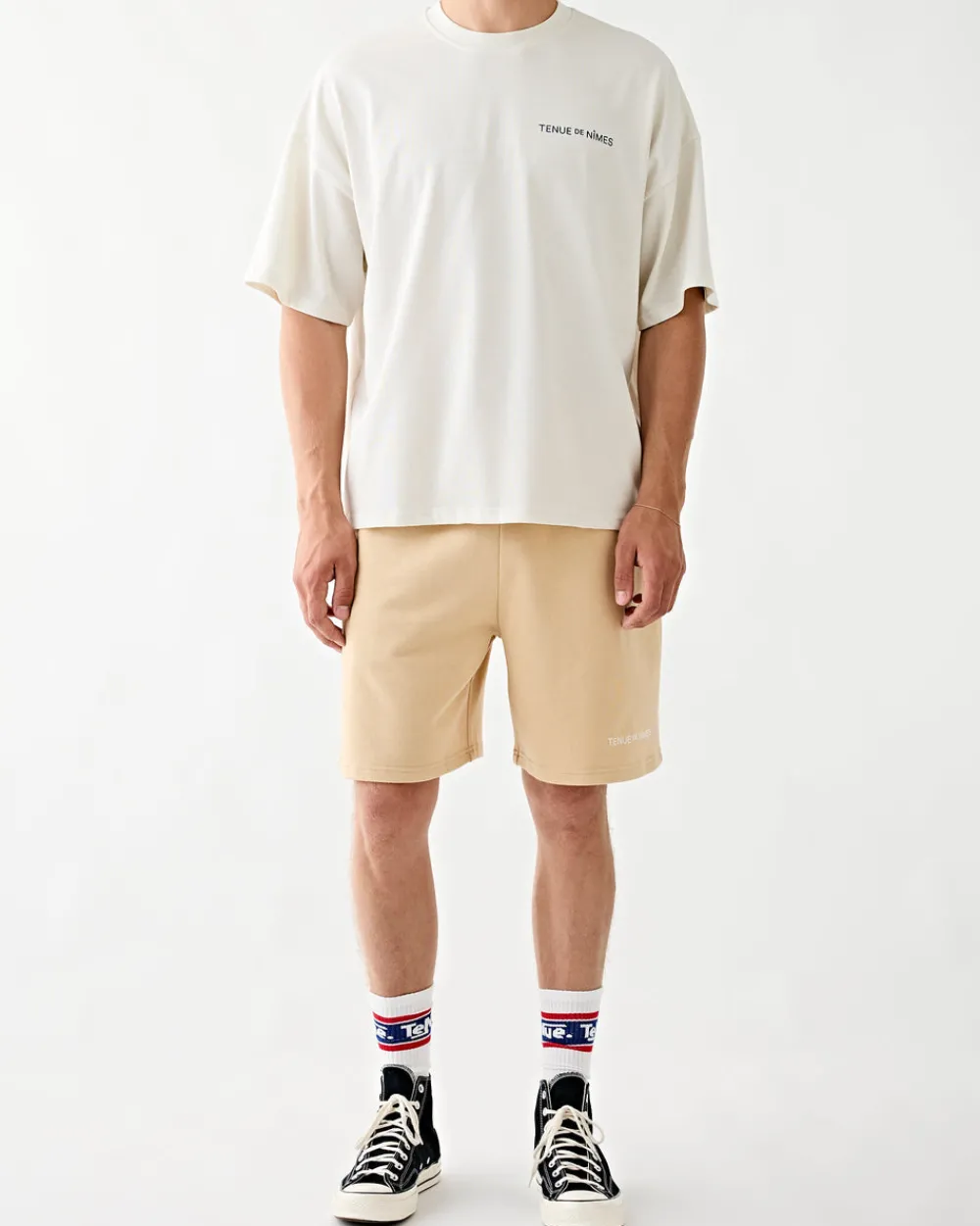 Tenue de Nîmes Matty Sweatshorts Sand Sale
