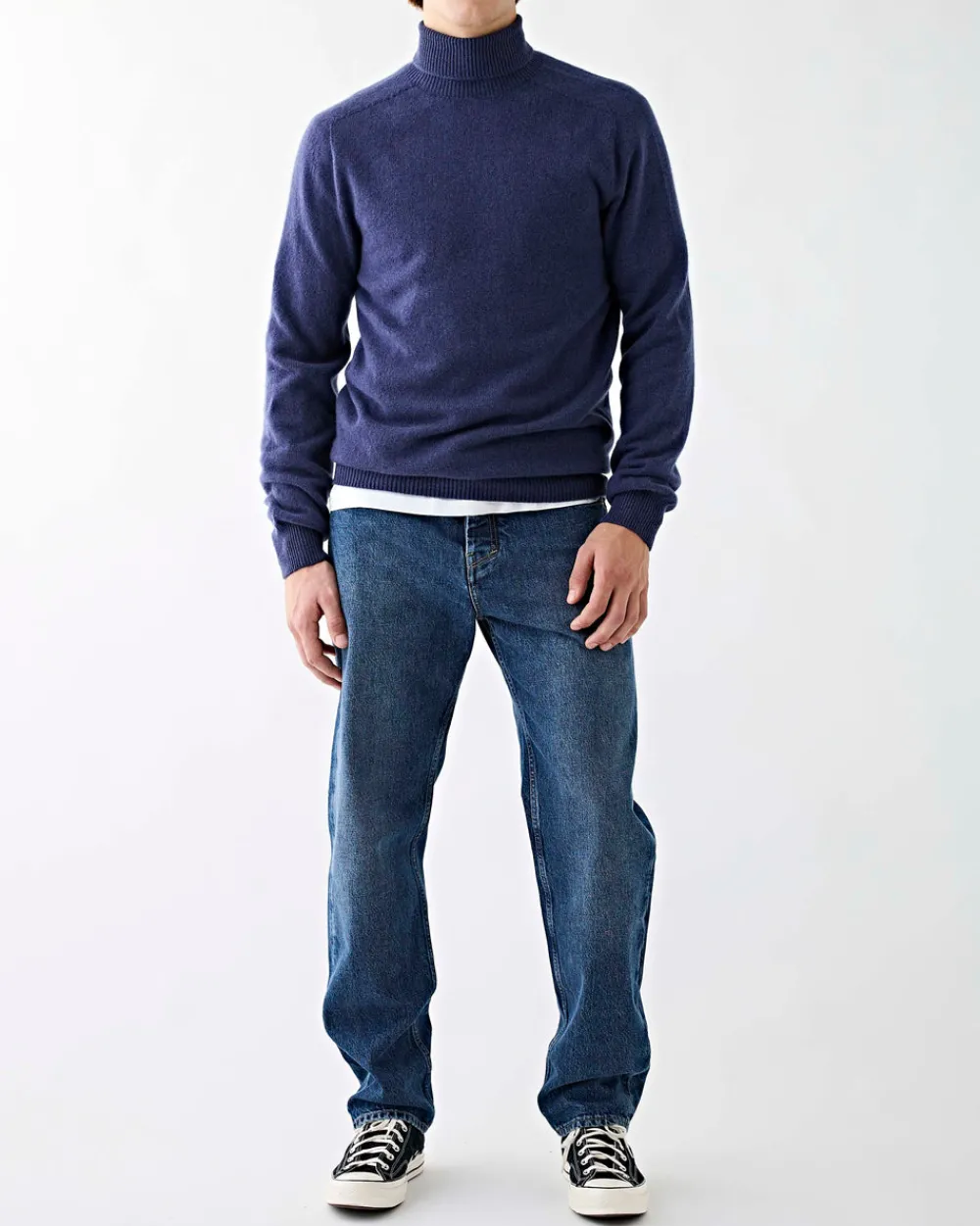 Tenue. Newman Turtleneck Denim Hot