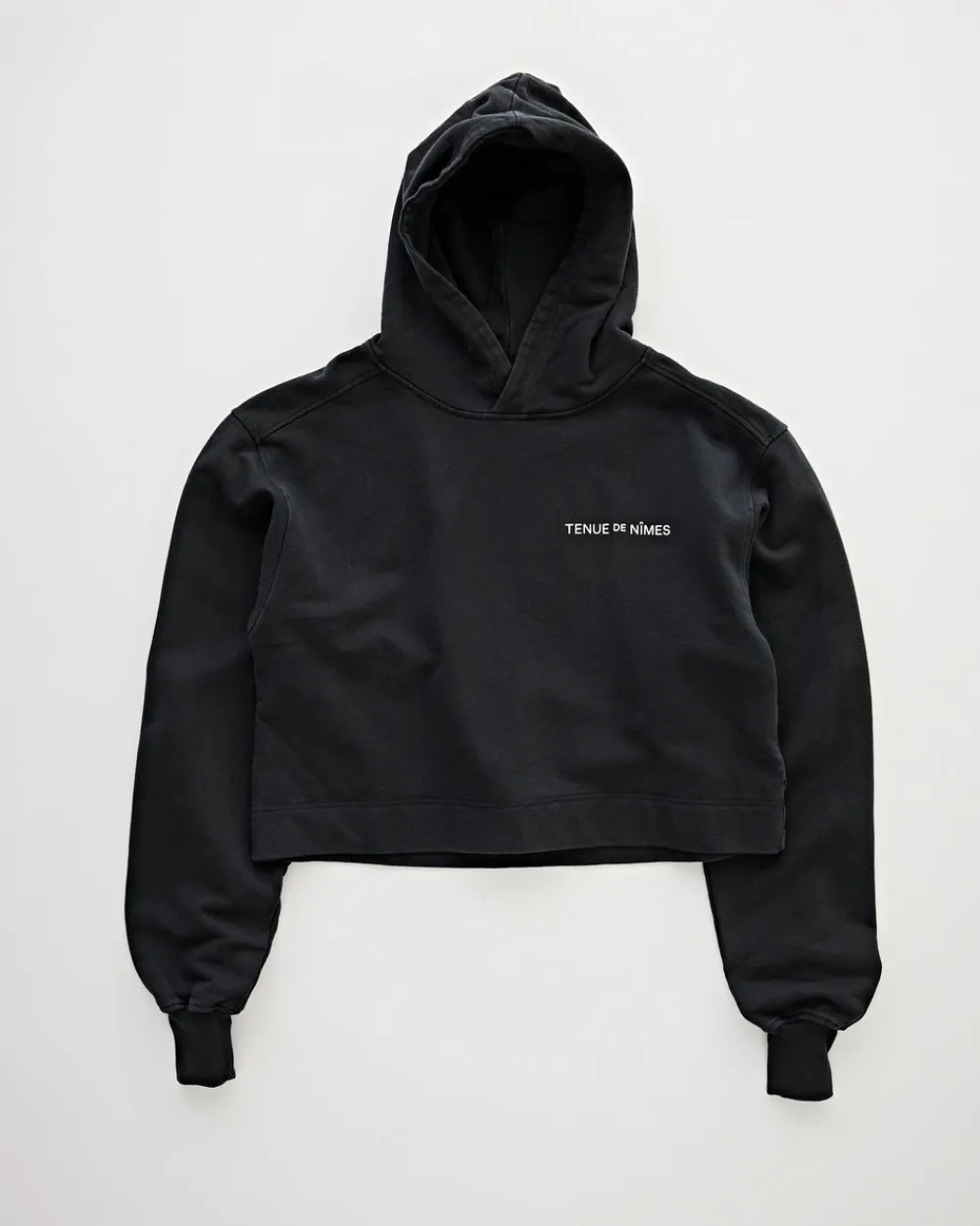 Tenue de Nîmes Nico Cropped Hoodie Vintage Black Discount