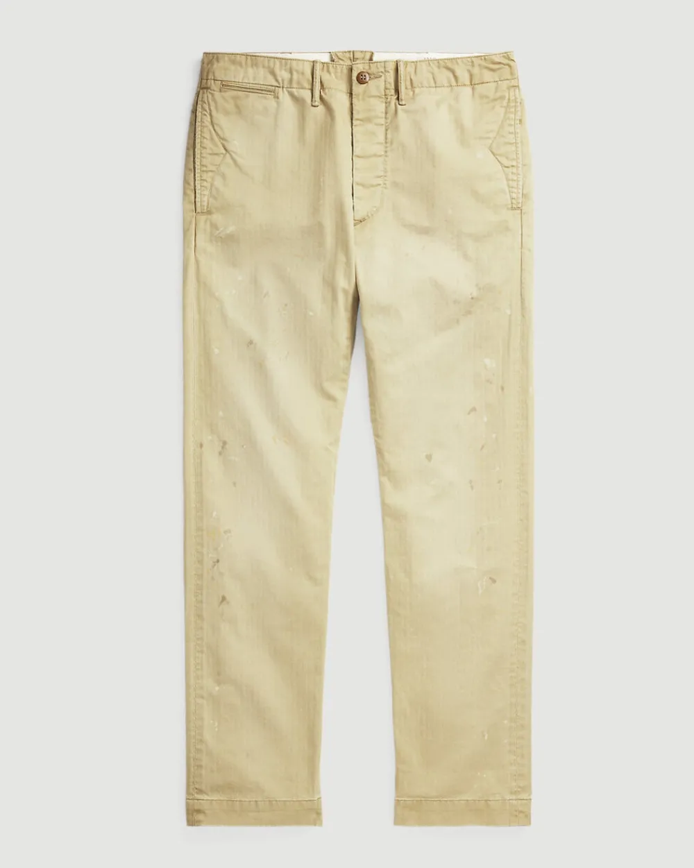 RRL Officer's Flat Chino Vintage Khaki Sale
