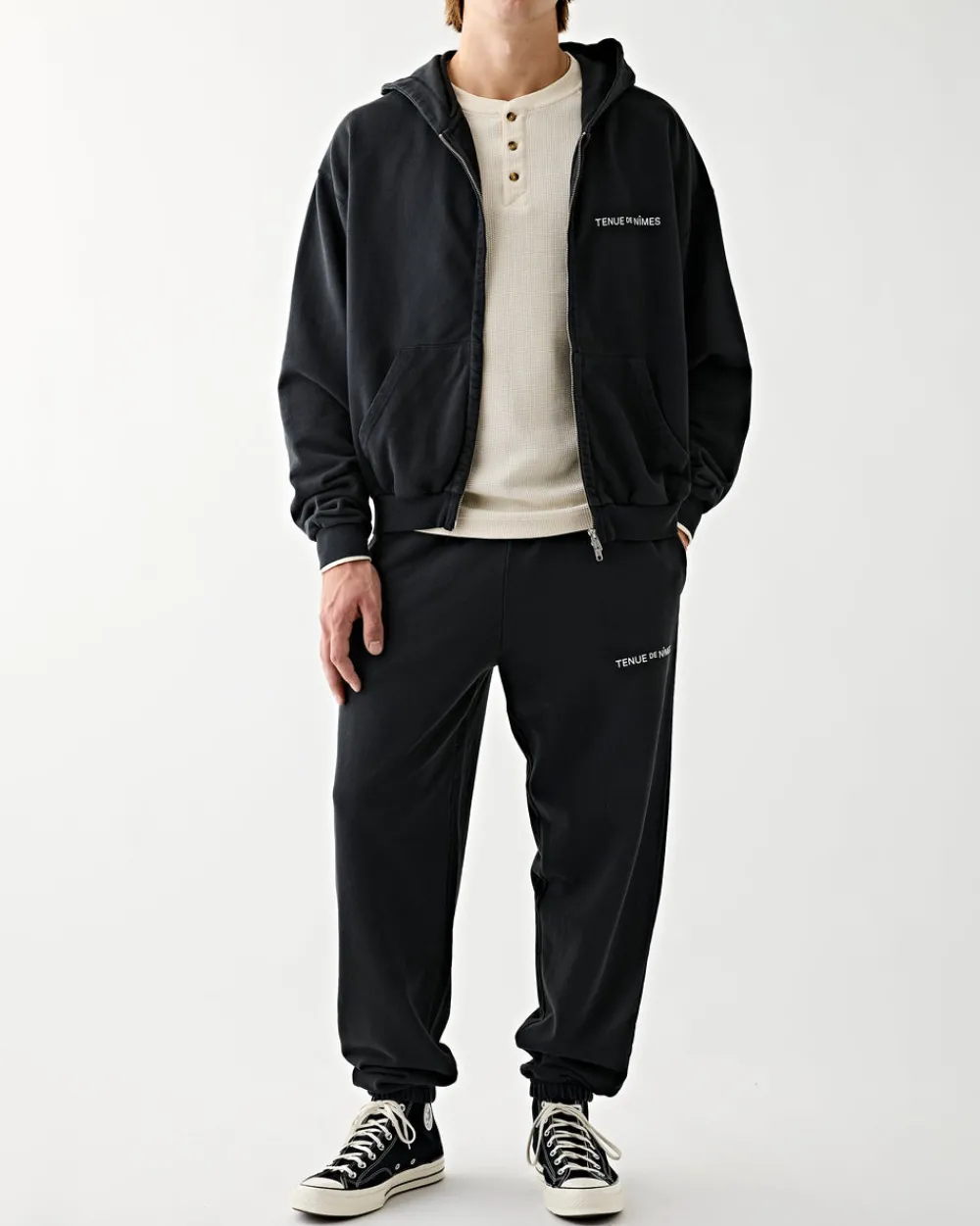 Tenue de Nîmes Paco Relaxed Sweatpants Vintage Black Clearance