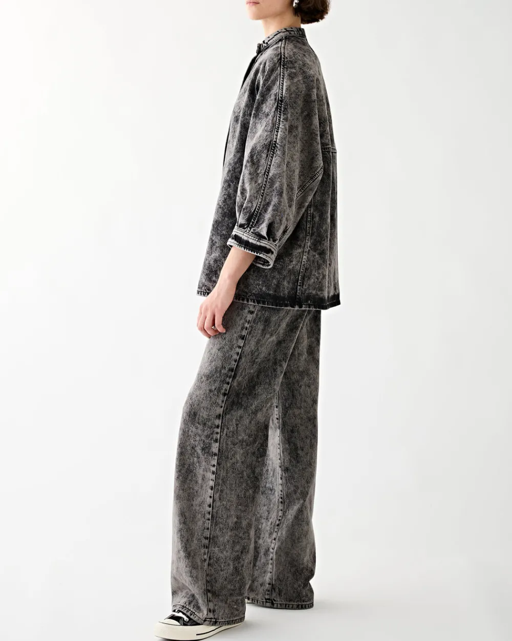 Christian Wijnants Presca Arctic Grey Denim Discount