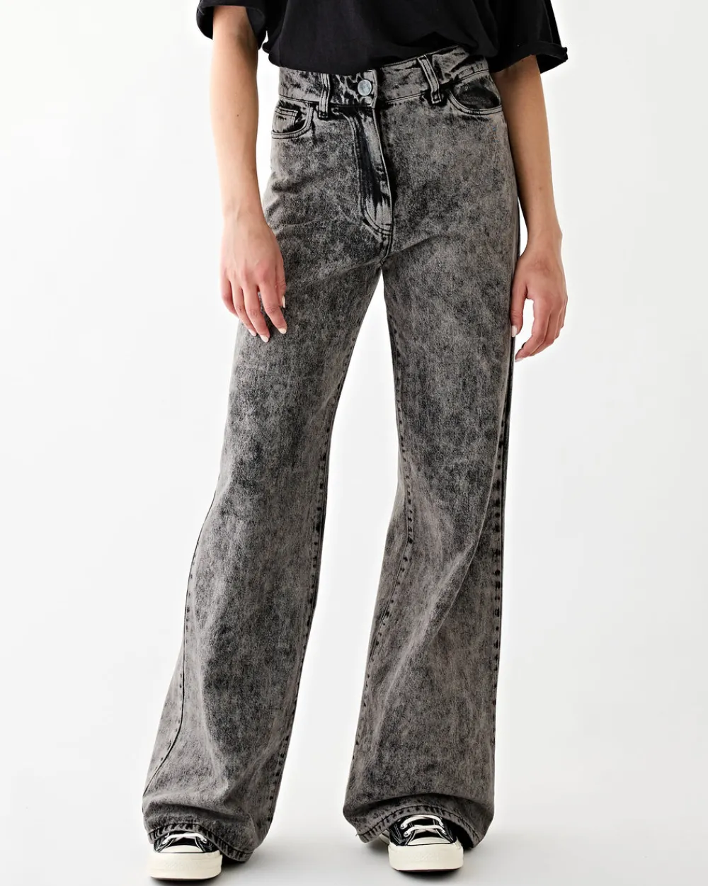 Christian Wijnants Presca Arctic Grey Denim Discount