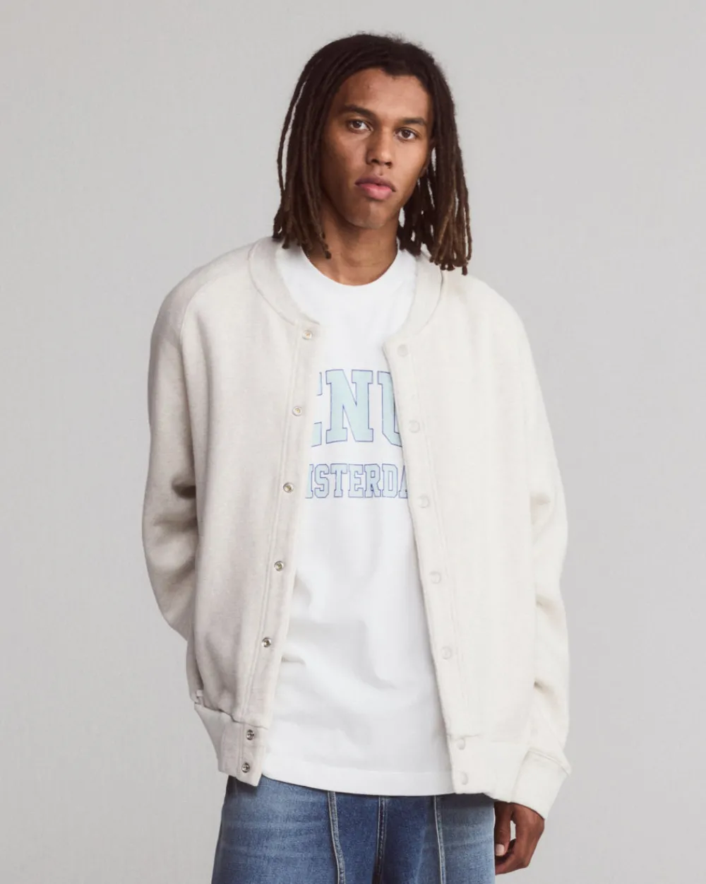 Tenue. Reeves Cardigan Sand Melange Sale