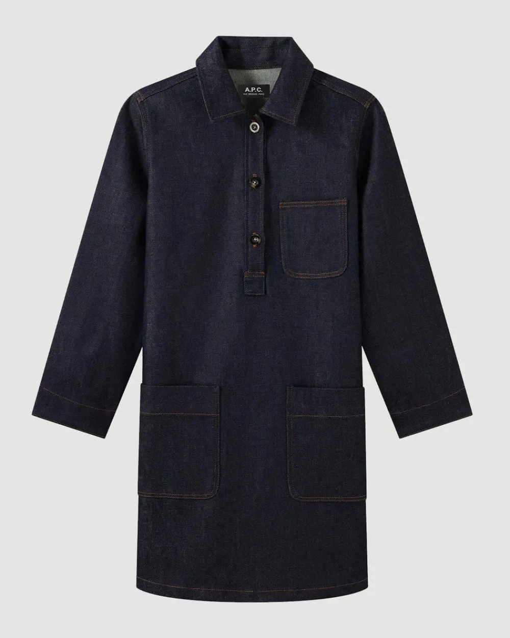 A.P.C. Robe Aurelia Indigo Hot