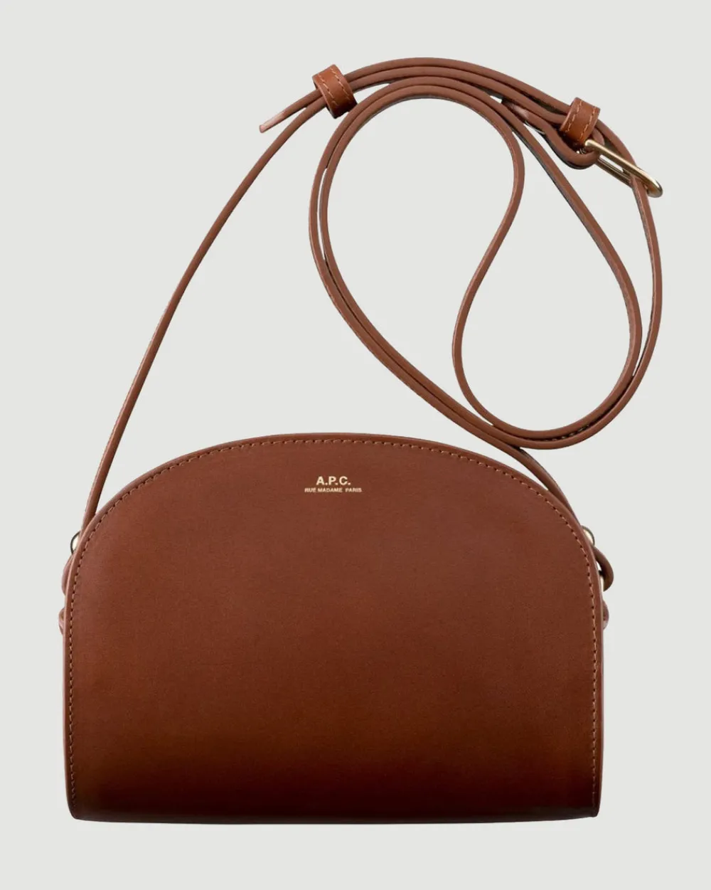A.P.C. Sac Demi Lune Noisette Clearance