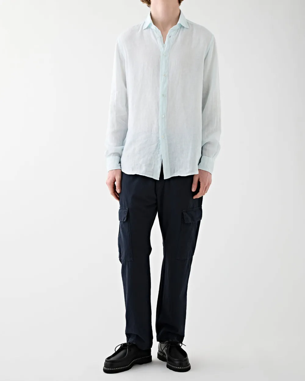 Barena Venezia Shirt Surian Telino Cielo Clearance