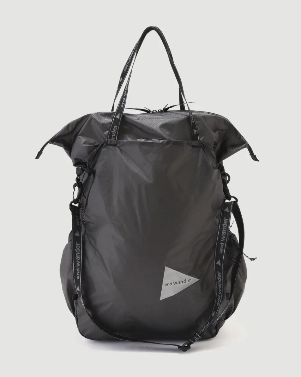 and wander Sil Tote Bag Charcoal Hot