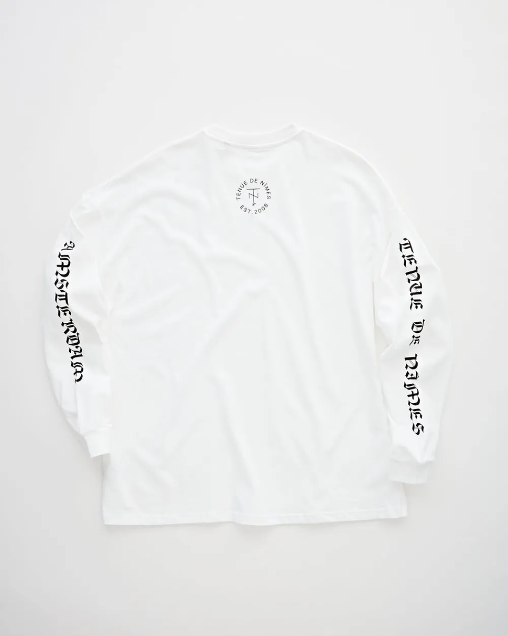 Tenue de Nîmes Slater L/S Tee White/Black Sale