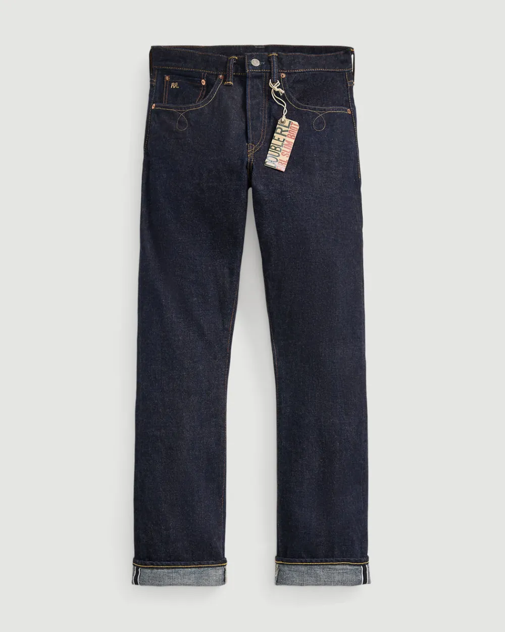 RRL Slim Boot Classic East-West Rinse Jean Fashion