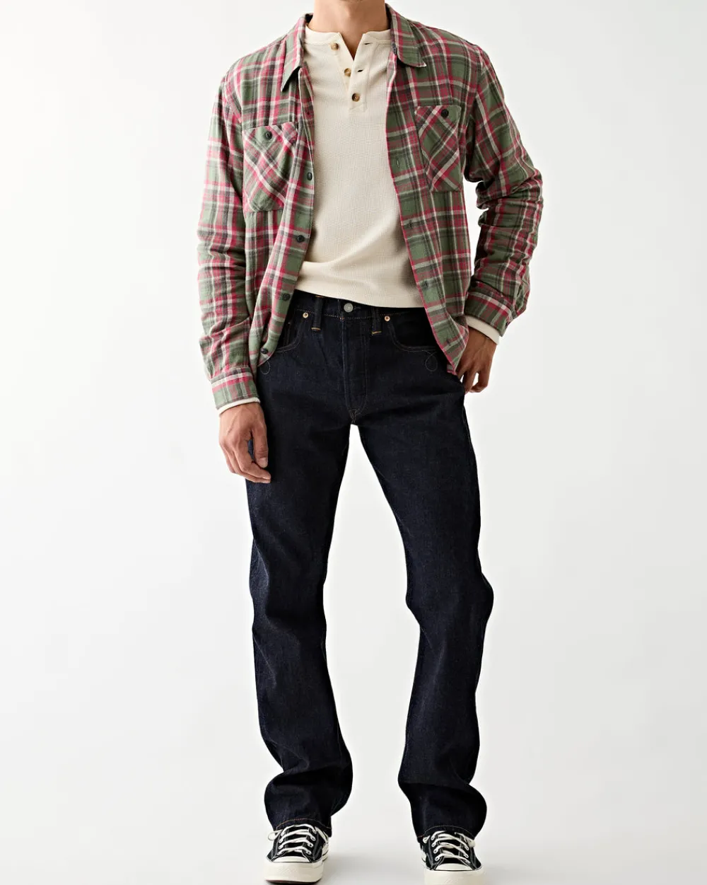 RRL Slim Boot Classic East-West Rinse Jean Fashion
